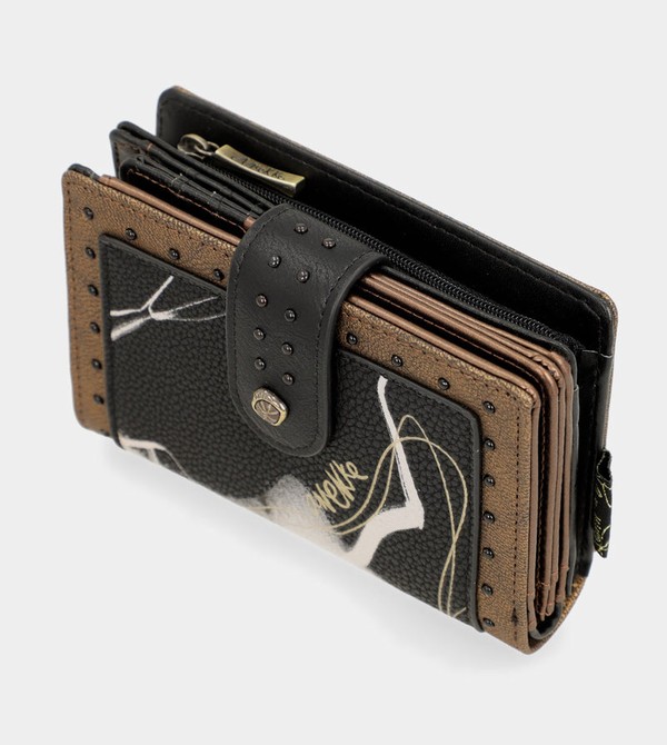 Carteras Anekke Nature Shodō Black Flexible Rfid | 564XCVOQU