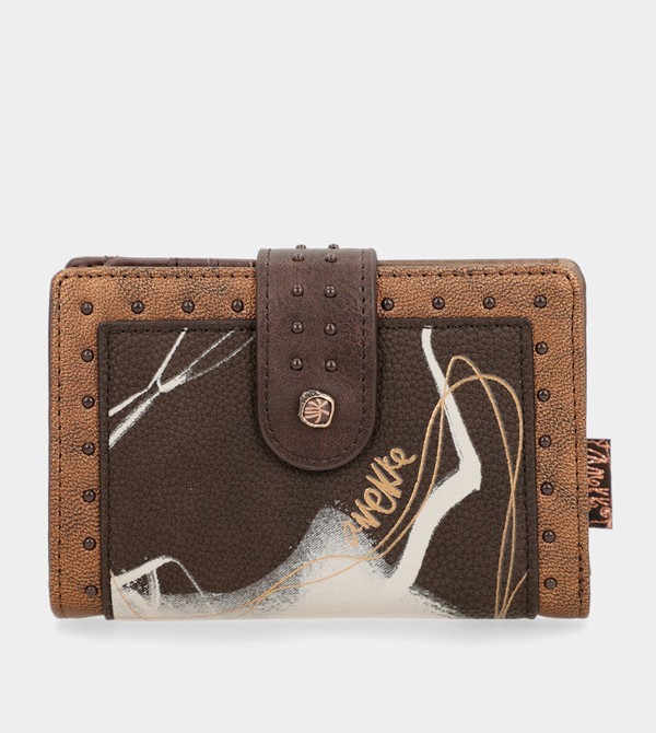 Carteras Anekke Nature Shodō Brown Flexible Rfid | 086ANXPQO