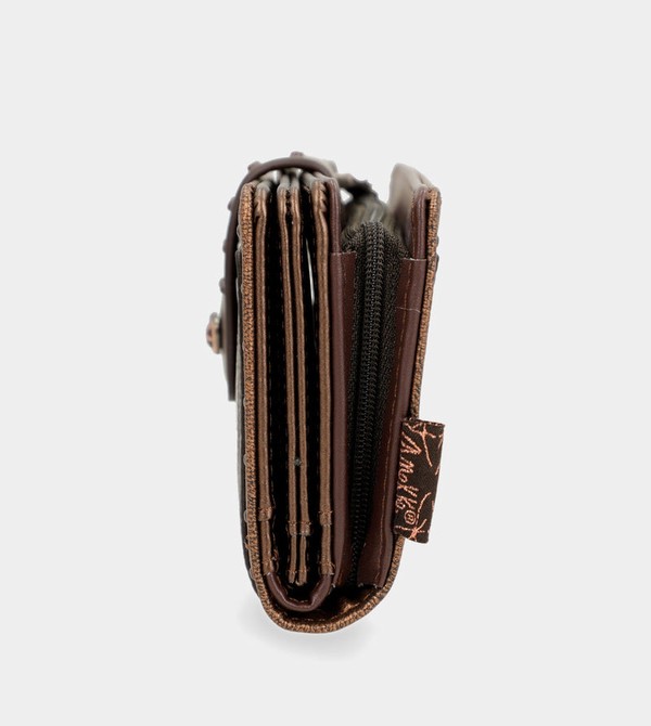 Carteras Anekke Nature Shodō Brown Flexible Rfid | 086ANXPQO