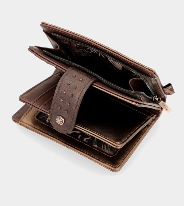 Carteras Anekke Nature Shodō Brown Flexible Rfid | 086ANXPQO