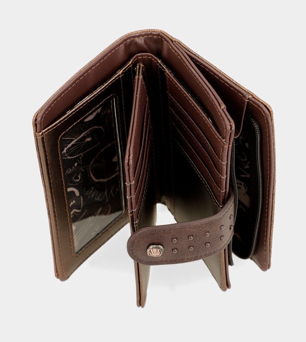 Carteras Anekke Nature Shodō Brown Flexible Rfid | 086ANXPQO