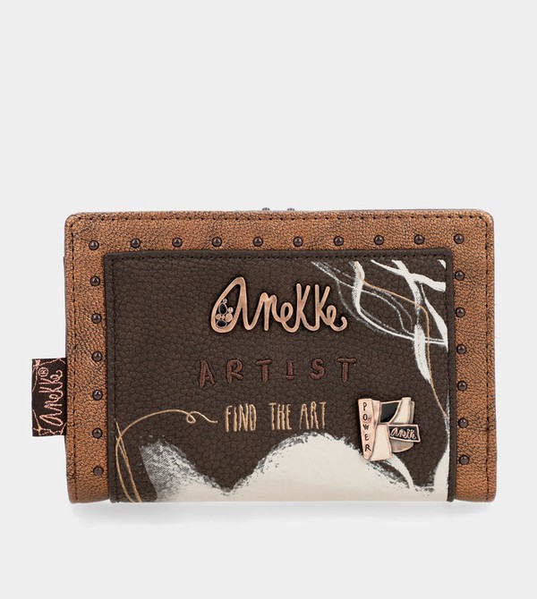 Carteras Anekke Nature Shodō Brown Flexible Rfid | 086ANXPQO