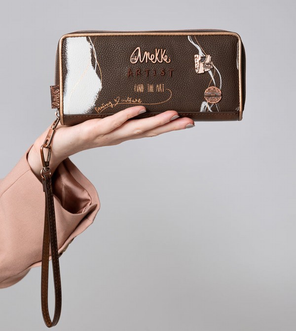Carteras Anekke Nature Shodō Large Brown Rfid | 395EYBZVC