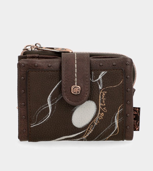Carteras Anekke Nature Shodō Small Brown Rfid | 073ALWOHM