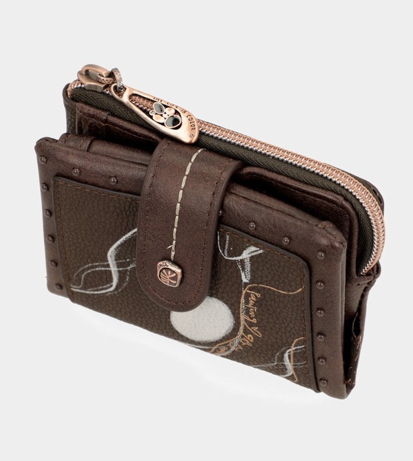 Carteras Anekke Nature Shodō Small Brown Rfid | 073ALWOHM