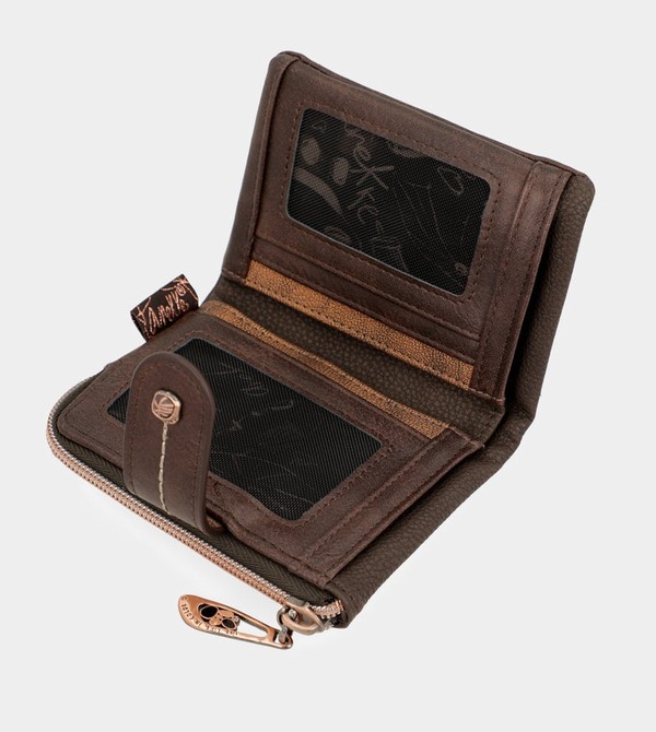 Carteras Anekke Nature Shodō Small Brown Rfid | 073ALWOHM