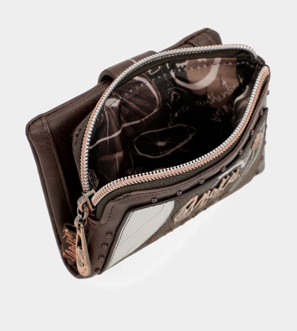 Carteras Anekke Nature Shodō Small Brown Rfid | 073ALWOHM