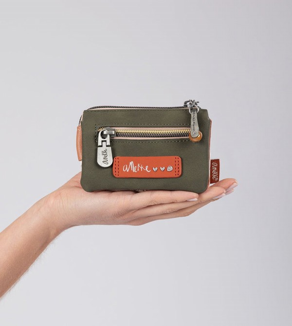 Carteras Anekke Peace & Love Camel 3-compartment Coin | 904UGBSHV