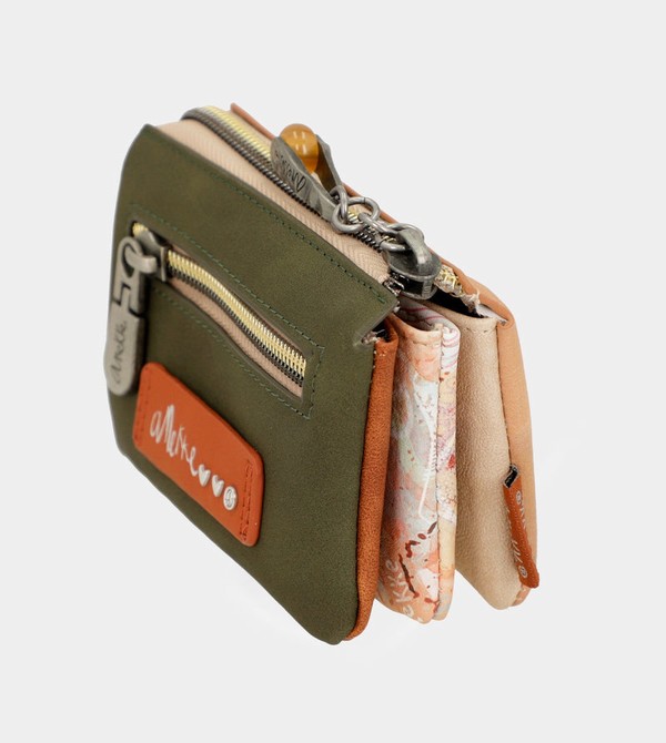 Carteras Anekke Peace & Love Camel 3-compartment Coin | 904UGBSHV
