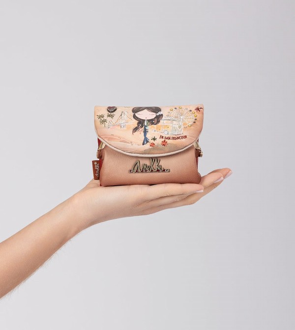 Carteras Anekke Peace & Love Camel Coin With Flap | 743DZXMRK