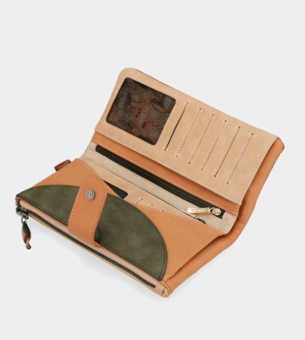 Carteras Anekke Peace & Love Camel Large Rfid | 713JDFBEM