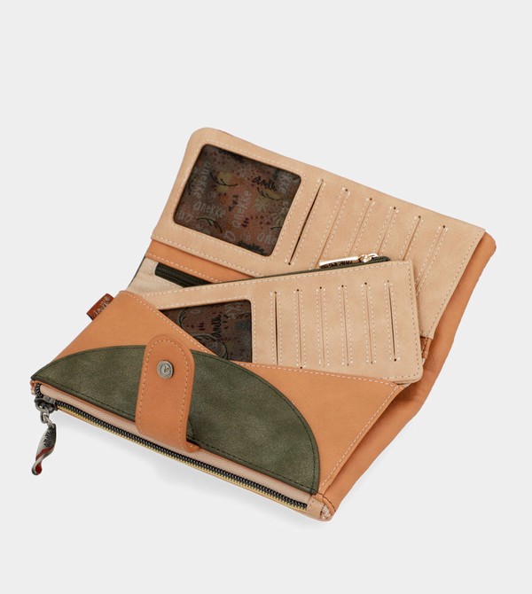 Carteras Anekke Peace & Love Camel Large Rfid | 713JDFBEM