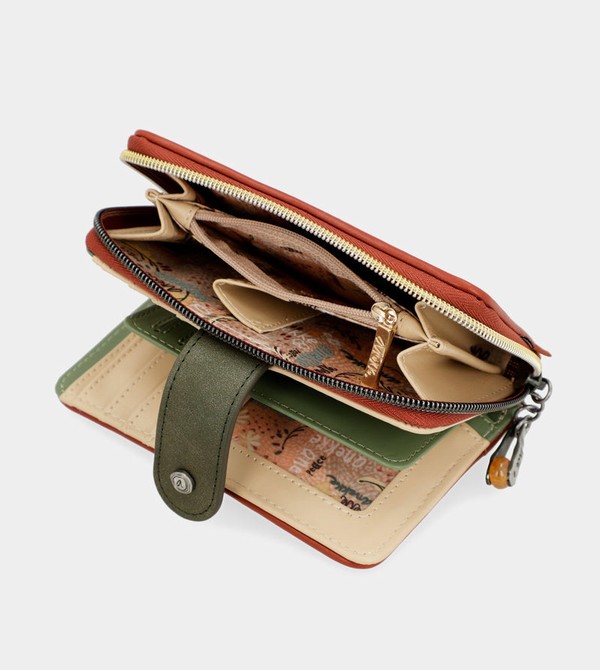 Carteras Anekke Peace & Love Camel Medium Rfid | 821NYMJZB