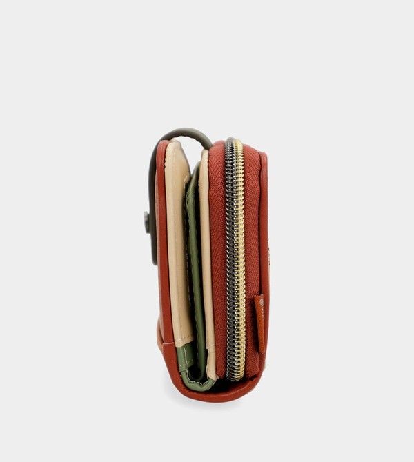 Carteras Anekke Peace & Love Camel Medium Rfid | 821NYMJZB