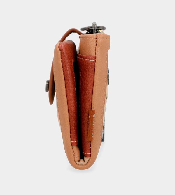 Carteras Anekke Peace & Love Camel Small Rfid | 938MCFANY