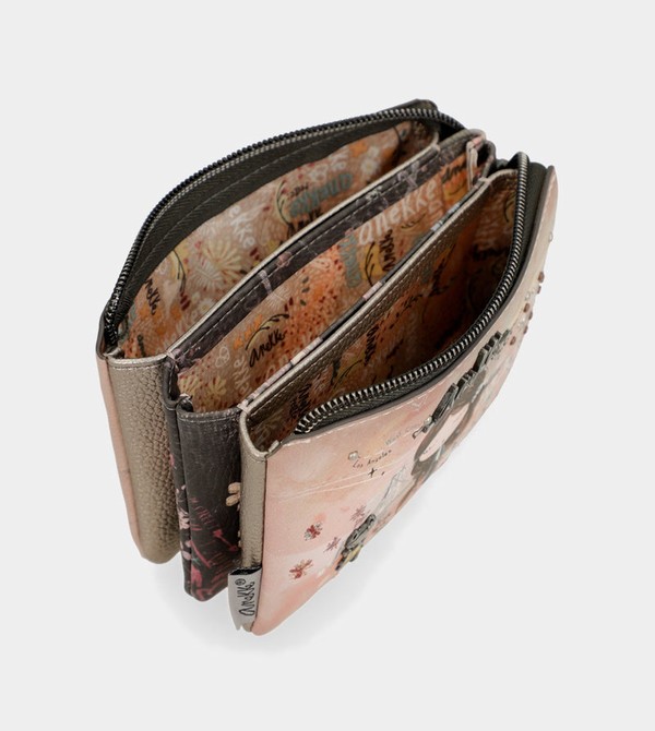 Carteras Anekke Peace & Love Pink 3-compartment Coin | 869NVGPOS