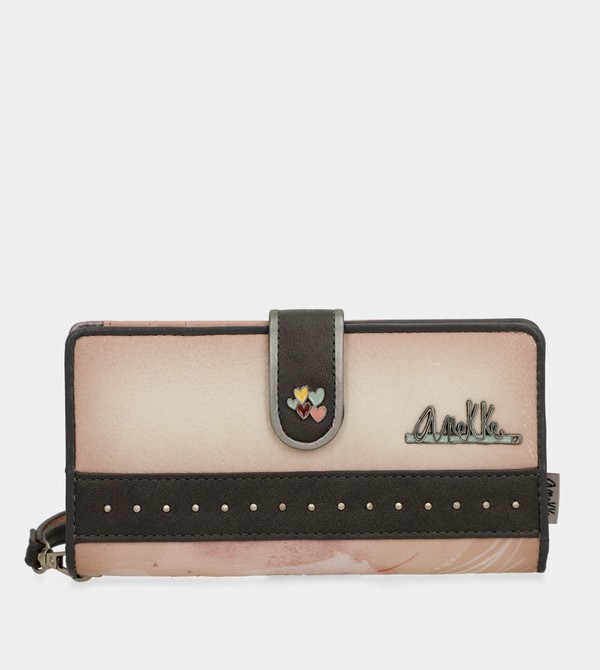 Carteras Anekke Peace & Love Pink Large Rfid | 760JHUKTY