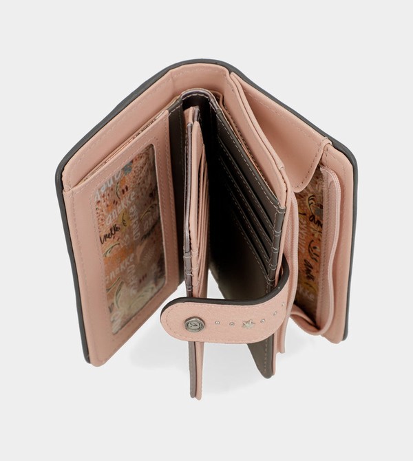 Carteras Anekke Peace & Love Pink Medium Rfid | 391KFCJUI