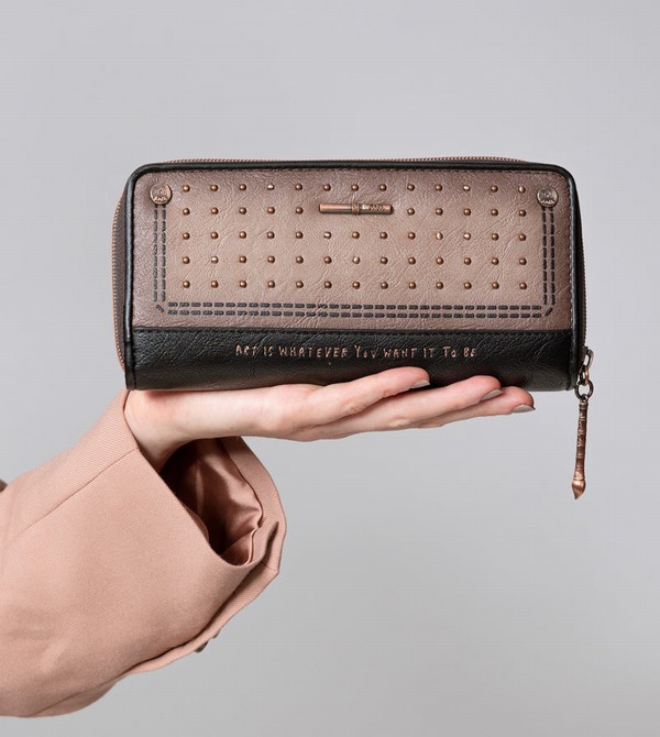 Carteras Anekke Shōen Large Black Rfid | 392NDZQBT