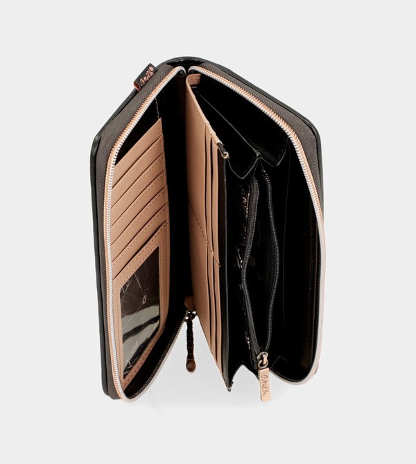 Carteras Anekke Shōen Large Black Rfid | 392NDZQBT
