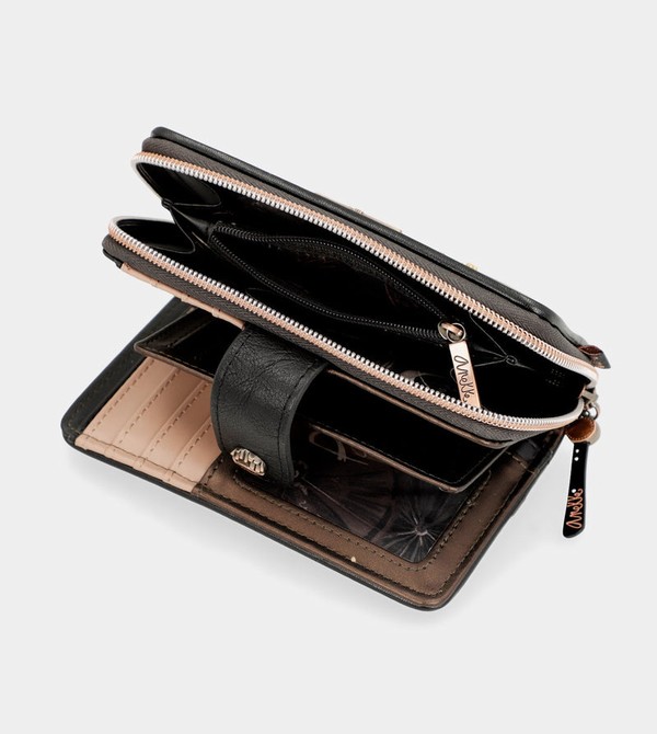 Carteras Anekke Shōen Medium Black Rfid | 054MXDYQG