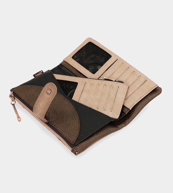 Carteras Anekke Shōen Shōen Large Black Flexible Rfid | 907XNHRPK