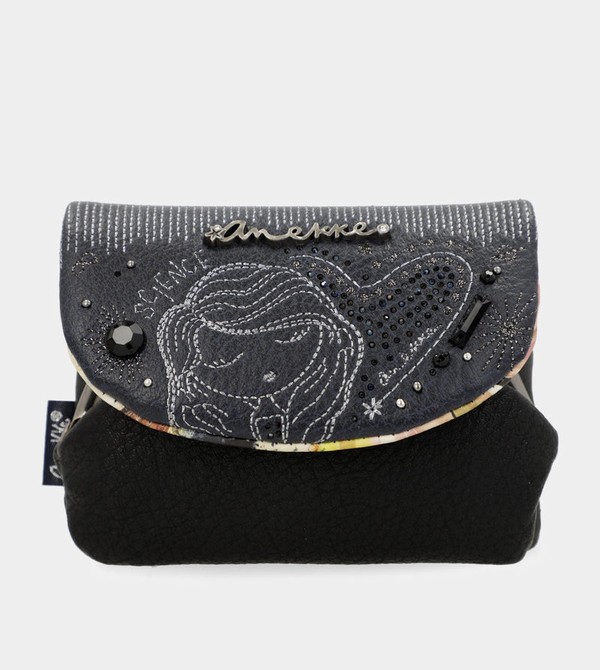 Carteras Anekke Studio Navy Blue Coin With Flap | 038VZYKLC