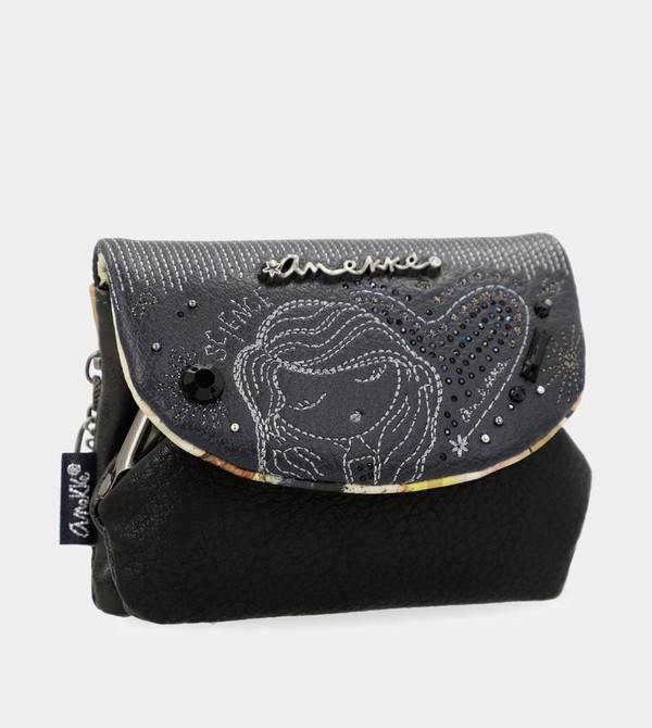 Carteras Anekke Studio Navy Blue Coin With Flap | 038VZYKLC