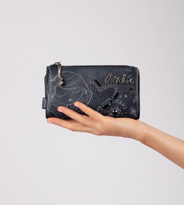 Carteras Anekke Studio Navy Blue Flexible Rfid | 169IOLBSR