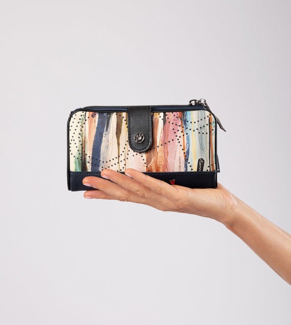 Carteras Anekke Studio Navy Blue Flexible Rfid | 169IOLBSR