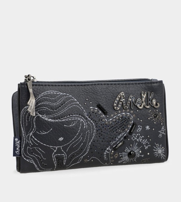 Carteras Anekke Studio Navy Blue Flexible Rfid | 169IOLBSR