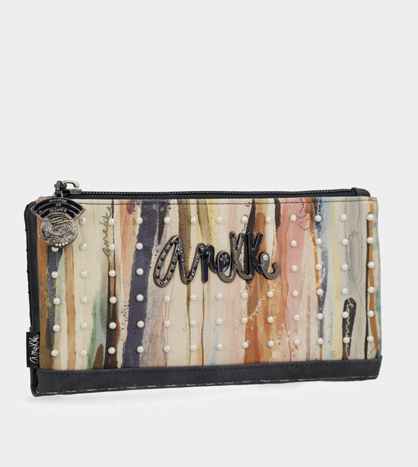 Carteras Anekke Studio Navy Blue Flexible Large Rfid | 842OWLQIP
