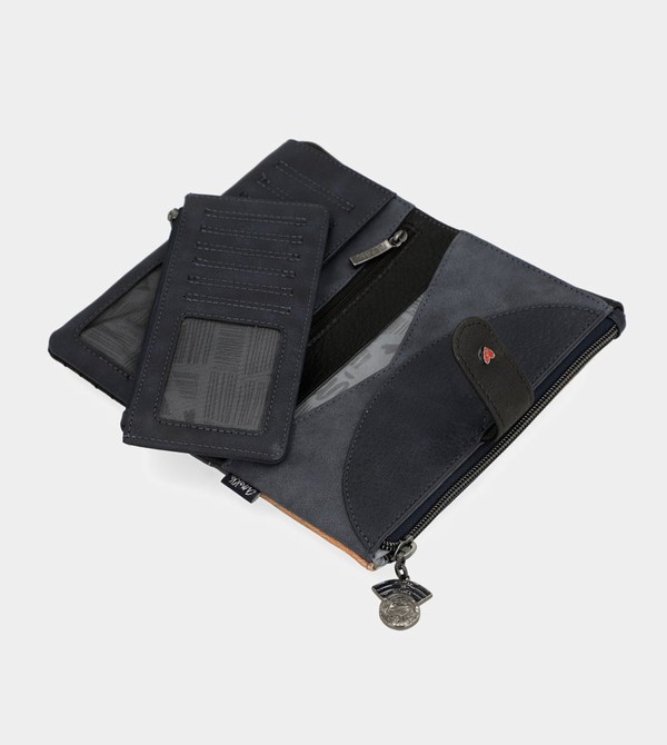 Carteras Anekke Studio Navy Blue Flexible Large Rfid | 842OWLQIP