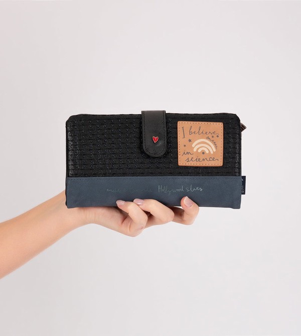 Carteras Anekke Studio Navy Blue Flexible Large Rfid | 842OWLQIP