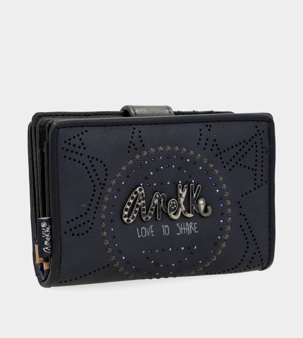 Carteras Anekke Studio Navy Blue Small Rfid | 928NLEAOV