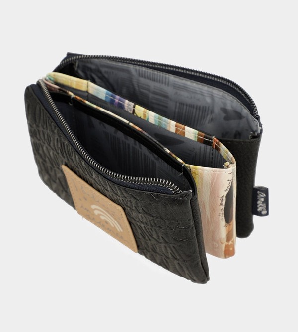Carteras Anekke Studio Navy Blue Triple Coin | 849LJTSGC