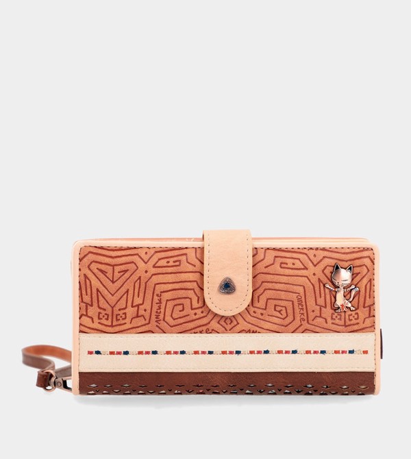 Carteras Anekke Tribe Large Brown Rfid | 326KGXQBY
