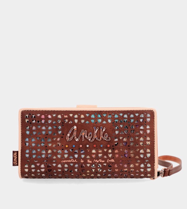 Carteras Anekke Tribe Large Brown Rfid | 326KGXQBY