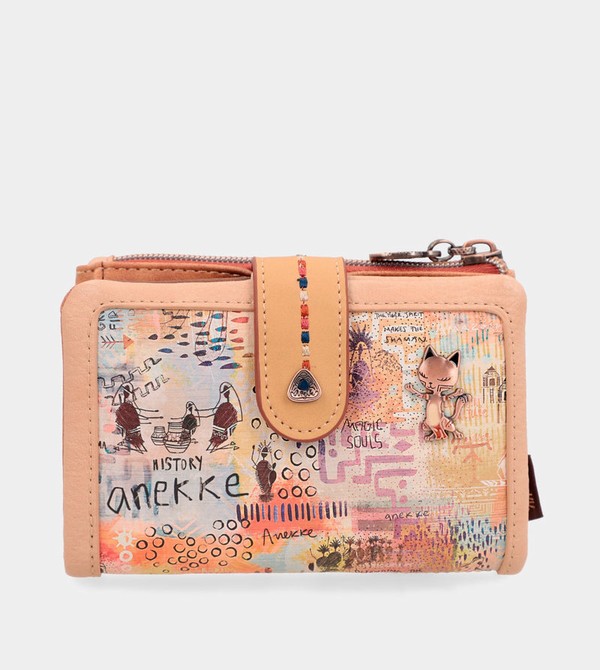 Carteras Anekke Tribe Medium Brown Rfid | 341RUXCIK