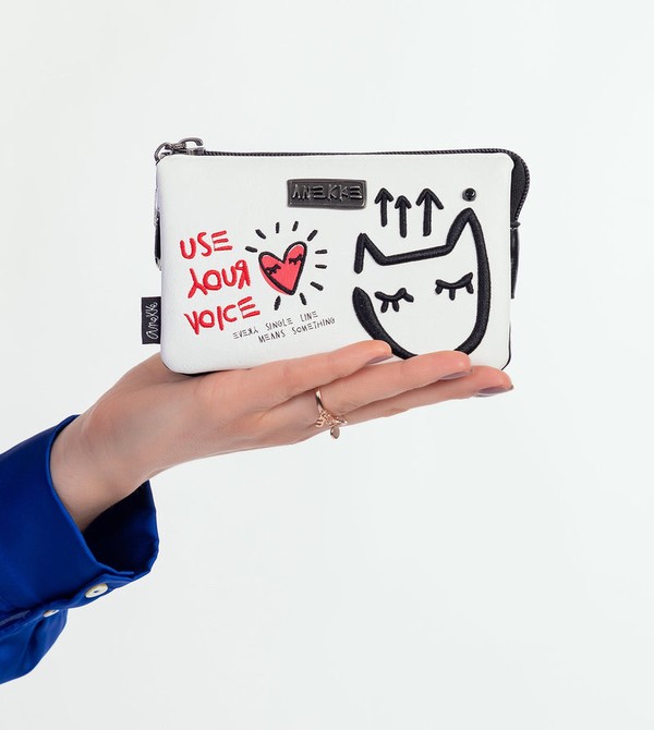 Carteras Anekke White Triple Compartment Energy | 698OGILVB