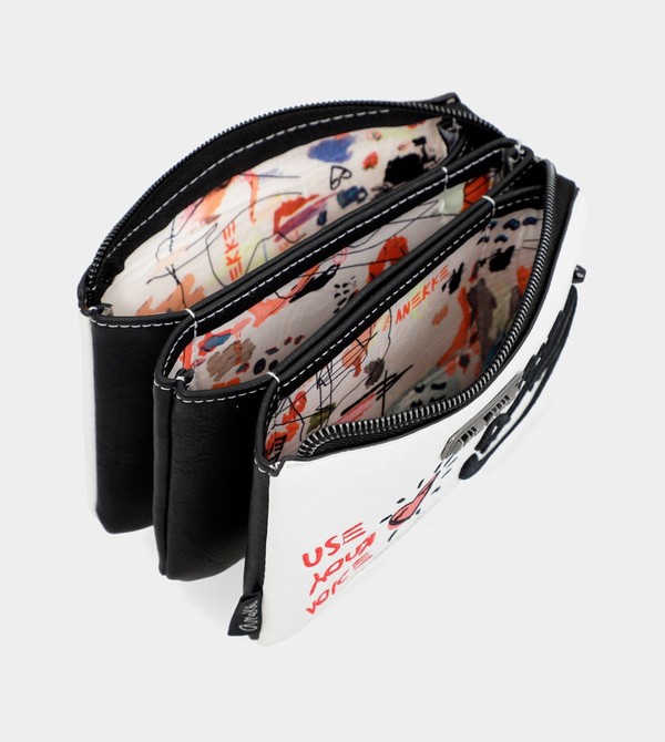 Carteras Anekke White Triple Compartment Energy | 698OGILVB