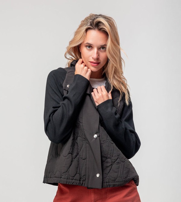 Chamarras Anekke Black Quilted | 205ZUHMNY