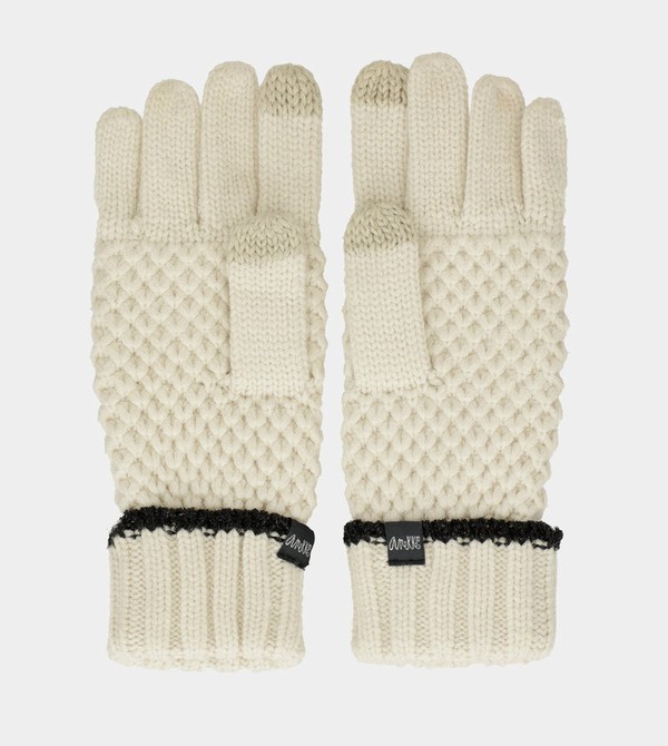 Guantes Anekke Beige Knitted | 035SEXHZD