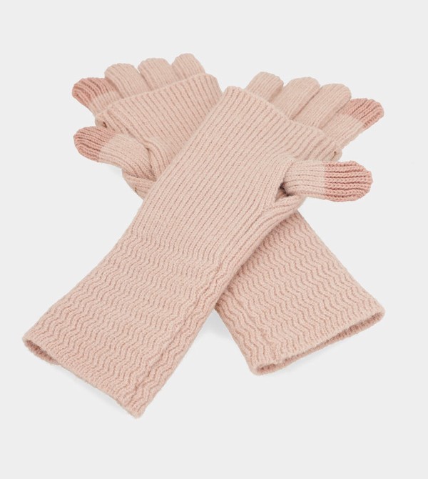 Guantes Anekke Beige Knitted | 841AKLMVH
