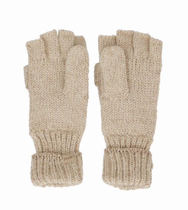 Guantes Anekke Beige Logo Mittens | 275KFMGVS