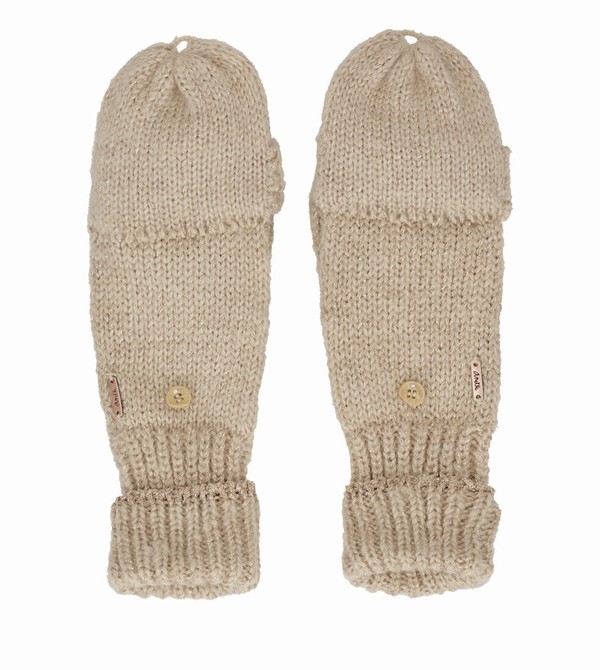 Guantes Anekke Beige Logo Mittens | 275KFMGVS