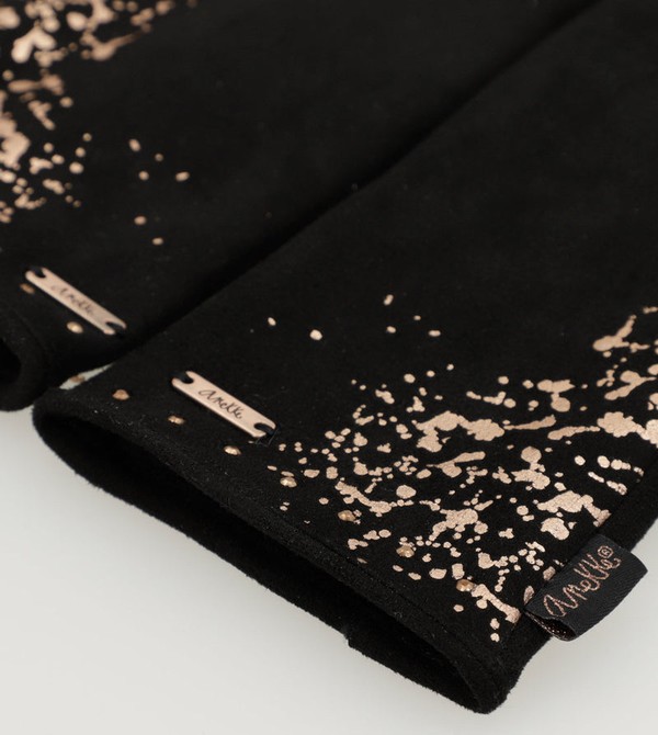Guantes Anekke Black Fleece-lined | 607ASRNYB