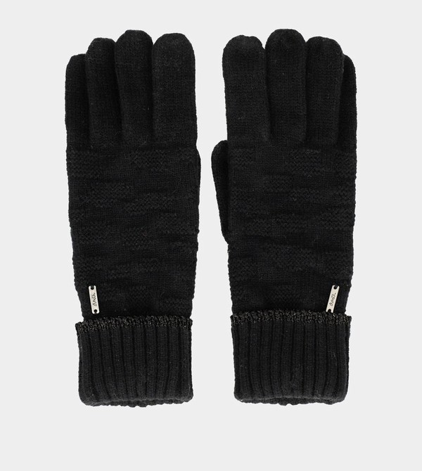 Guantes Anekke Black Knit | 167WTRXBG