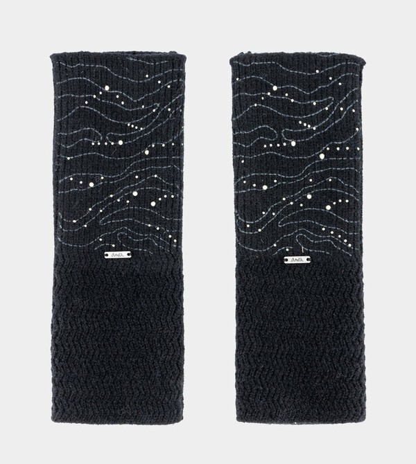 Guantes Anekke Black Knitted | 793JOZRSL