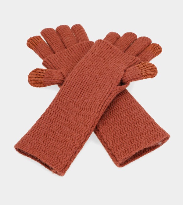 Guantes Anekke Red Knitted | 045IRYJKQ
